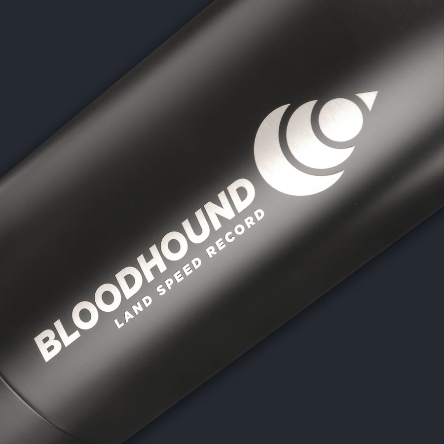 Bloodhound Drinks Flask Black - Image 2